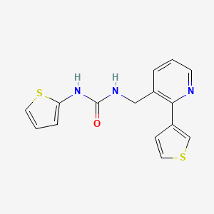 1-(Thiophen-2-yl)-3-((2-(thiophen-3-yl)pyridin-3-yl)methyl)urea