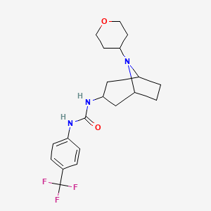 1-[8-(Oxan-4-yl)-8-azabicyclo[3.2.1]octan-3-yl]-3-[4-(trifluoromethyl)phenyl]urea