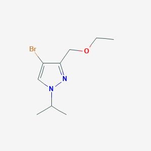 4-bromo-3-(ethoxymethyl)-1-isopropyl-1H-pyrazole