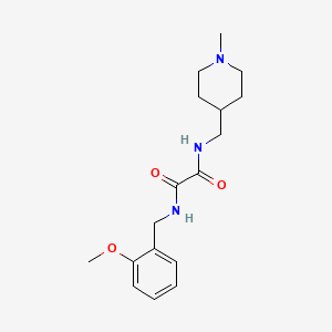 molecular formula C17H25N3O3 B2943934 N1-(2-methoxybenzyl)-N2-((1-methylpiperidin-4-yl)methyl)oxalamide CAS No. 953224-45-8