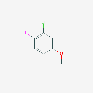 molecular formula C7H6ClIO B2943988 2-Chloro-1-iodo-4-methoxybenzene CAS No. 219735-98-5
