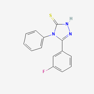 5-(3-fluorophenyl)-4-phenyl-4H-1,2,4-triazole-3-thiol