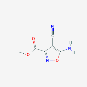 Methyl 5-amino-4-cyano-1,2-oxazole-3-carboxylate