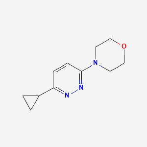4-(6-Cyclopropylpyridazin-3-yl)morpholine