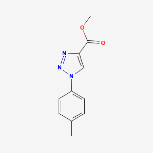 molecular formula C11H11N3O2 B2944211 methyl 1-(4-methylphenyl)-1H-1,2,3-triazole-4-carboxylate CAS No. 227959-99-1