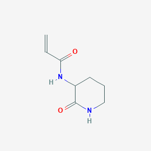 molecular formula C8H12N2O2 B2944421 N-(2-oxopiperidin-3-yl)prop-2-enamide CAS No. 1249044-96-9