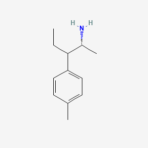 (2R)-3-(4-Methylphenyl)pentan-2-amine