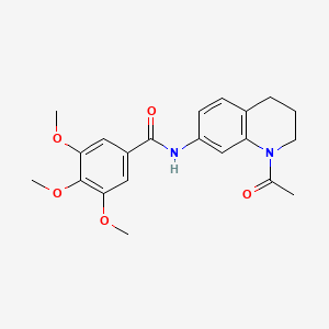 N-(1-acetyl-3,4-dihydro-2H-quinolin-7-yl)-3,4,5-trimethoxybenzamide