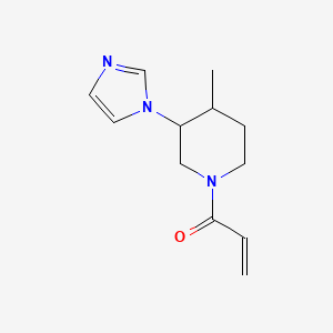 1-(3-Imidazol-1-yl-4-methylpiperidin-1-yl)prop-2-en-1-one