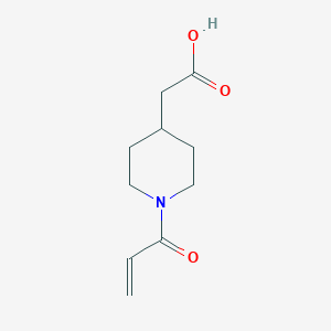 2-(1-Prop-2-enoylpiperidin-4-yl)acetic acid