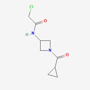 2-Chloro-N-[1-(cyclopropanecarbonyl)azetidin-3-yl]acetamide