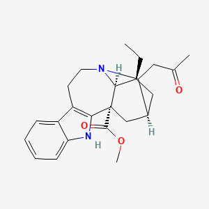Methyl (1S,15S,17S,18S)-17-ethyl-14-(2-oxopropyl)-3,13-diazapentacyclo[13.3.1.02,10.04,9.013,18]nonadeca-2(10),4,6,8-tetraene-1-carboxylate