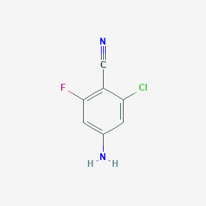 4-Amino-2-chloro-6-fluorobenzonitrile