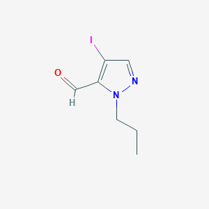 B2944552 4-Iodo-1-propyl-1H-pyrazole-5-carbaldehyde CAS No. 1823967-20-9
