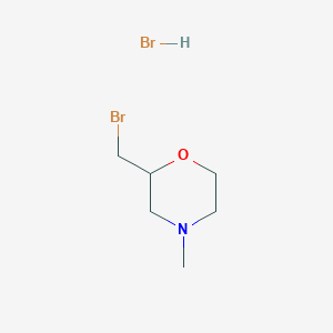 2-(Bromomethyl)-4-methylmorpholine hydrobromide
