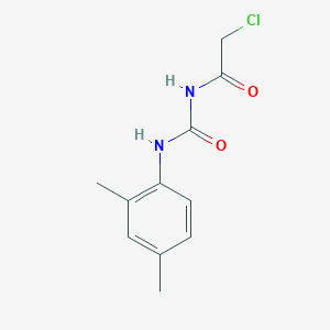 molecular formula C11H13ClN2O2 B2944573 3-(2-Chloroacetyl)-1-(2,4-dimethylphenyl)urea CAS No. 93468-79-2