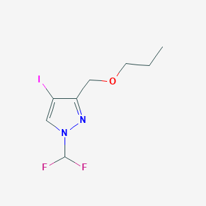 1-(difluoromethyl)-4-iodo-3-(propoxymethyl)-1H-pyrazole