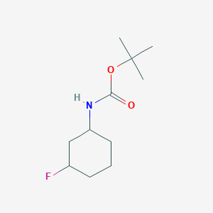 molecular formula C11H20FNO2 B2944593 tert-butyl N-(3-fluorocyclohexyl)carbamate CAS No. 1546332-14-2