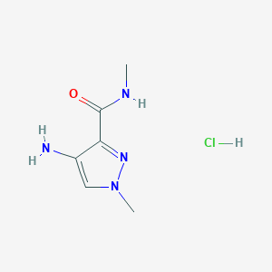 4-Amino-N,1-dimethyl-1H-pyrazole-3-carboxamide hydrochloride