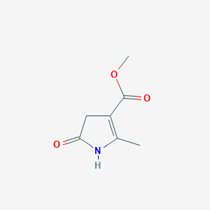 methyl 2-methyl-5-oxo-4,5-dihydro-1H-pyrrole-3-carboxylate