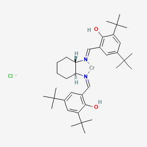Chromium;2,4-ditert-butyl-6-[[(1S,2S)-2-[(3,5-ditert-butyl-2-hydroxyphenyl)methylideneamino]cyclohexyl]iminomethyl]phenol;chloride