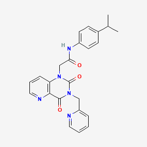 2-(2,4-dioxo-3-(pyridin-2-ylmethyl)-3,4-dihydropyrido[3,2-d]pyrimidin-1(2H)-yl)-N-(4-isopropylphenyl)acetamide