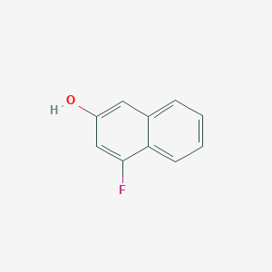 molecular formula C10H7FO B2944711 4-Fluoronaphthalen-2-ol CAS No. 1261683-46-8