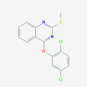 4-(2,5-Dichlorophenoxy)-2-(methylsulfanyl)quinazoline