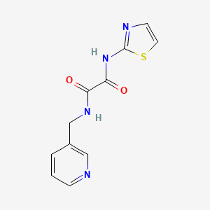 N-(pyridin-3-ylmethyl)-N'-(1,3-thiazol-2-yl)ethanediamide