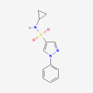 N-cyclopropyl-1-phenyl-1H-pyrazole-4-sulfonamide