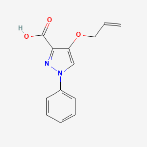 4-(allyloxy)-1-phenyl-1H-pyrazole-3-carboxylic acid
