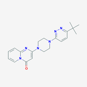 2-[4-(6-Tert-butylpyridazin-3-yl)piperazin-1-yl]pyrido[1,2-a]pyrimidin-4-one