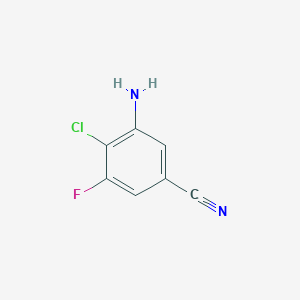 3-Amino-4-chloro-5-fluorobenzonitrile