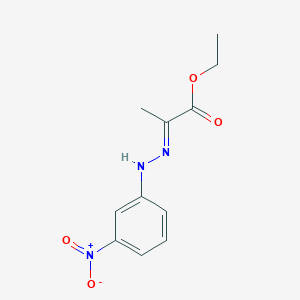 ethyl (2E)-2-[(3-nitrophenyl)hydrazinylidene]propanoate