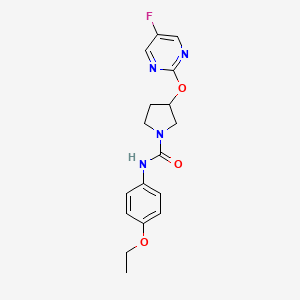 N-(4-ethoxyphenyl)-3-((5-fluoropyrimidin-2-yl)oxy)pyrrolidine-1-carboxamide