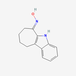 (E)-7,8,9,10-tetrahydrocyclohepta[b]indol-6(5H)-one oxime