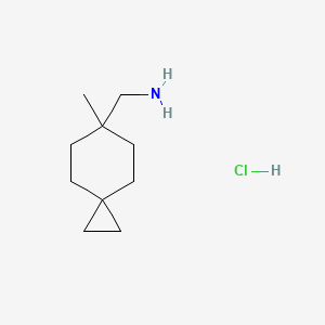 (6-Methylspiro[2.5]octan-6-yl)methanamine;hydrochloride