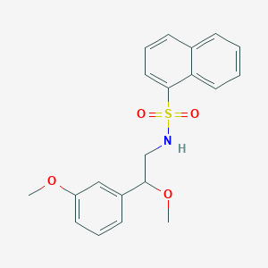 molecular formula C20H21NO4S B2944915 N-[2-methoxy-2-(3-methoxyphenyl)ethyl]naphthalene-1-sulfonamide CAS No. 1797558-08-7
