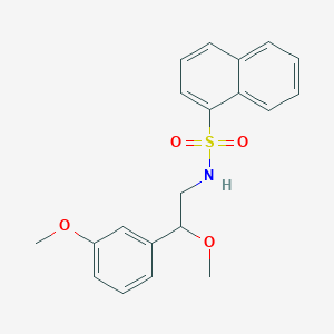 N-(2-methoxy-2-(3-methoxyphenyl)ethyl)naphthalene-1-sulfonamide