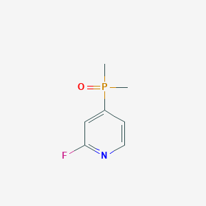 B2945063 (2-Fluoropyridin-4-yl)dimethylphosphine oxide CAS No. 2490418-57-8
