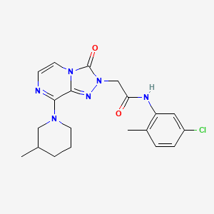 N-(5-chloro-2-methylphenyl)-2-[8-(3-methylpiperidin-1-yl)-3-oxo[1,2,4]triazolo[4,3-a]pyrazin-2(3H)-yl]acetamide