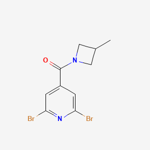 2,6-Dibromo-4-(3-methylazetidine-1-carbonyl)pyridine