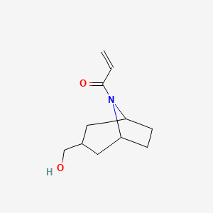 1-[3-(Hydroxymethyl)-8-azabicyclo[3.2.1]octan-8-yl]prop-2-en-1-one