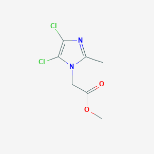molecular formula C7H8Cl2N2O2 B2945414 methyl 2-(4,5-dichloro-2-methyl-1H-imidazol-1-yl)acetate CAS No. 1219570-60-1