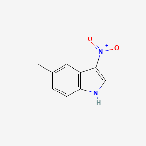 molecular formula C9H8N2O2 B2945544 5-Methyl-3-nitro-1H-indole CAS No. 1936174-43-4