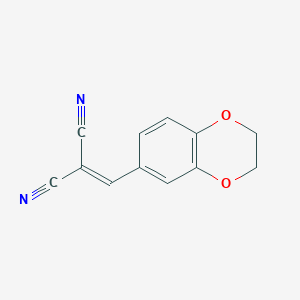2-(2,3-Dihydro-1,4-benzodioxin-6-ylmethylidene)propanedinitrile