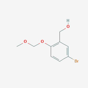 B2945565 Benzenemethanol, 5-bromo-2-(methoxymethoxy)- CAS No. 181288-97-1
