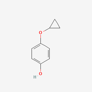 molecular formula C9H10O2 B2945619 4-Cyclopropoxyphenol CAS No. 1243475-81-1
