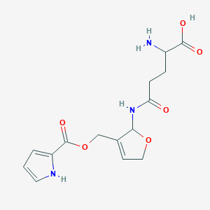molecular formula C15H19N3O6 B2945705 Brachystemidine F CAS No. 1050363-02-4