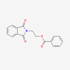 molecular formula C17H13NO4 B2945706 2-(1,3-Dioxoisoindolin-2-yl)ethyl benzoate CAS No. 6656-84-4